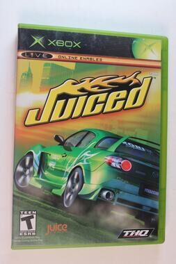 Juiced (Microsoft Xbox, 2005) Authentic, Complete, Tested/Works